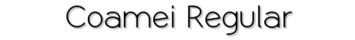 Coamei Regular font